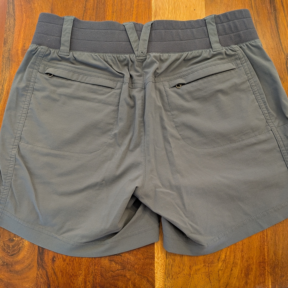 Title Nine High Waist Women's Shorts - Gray - Picture 3 of 4